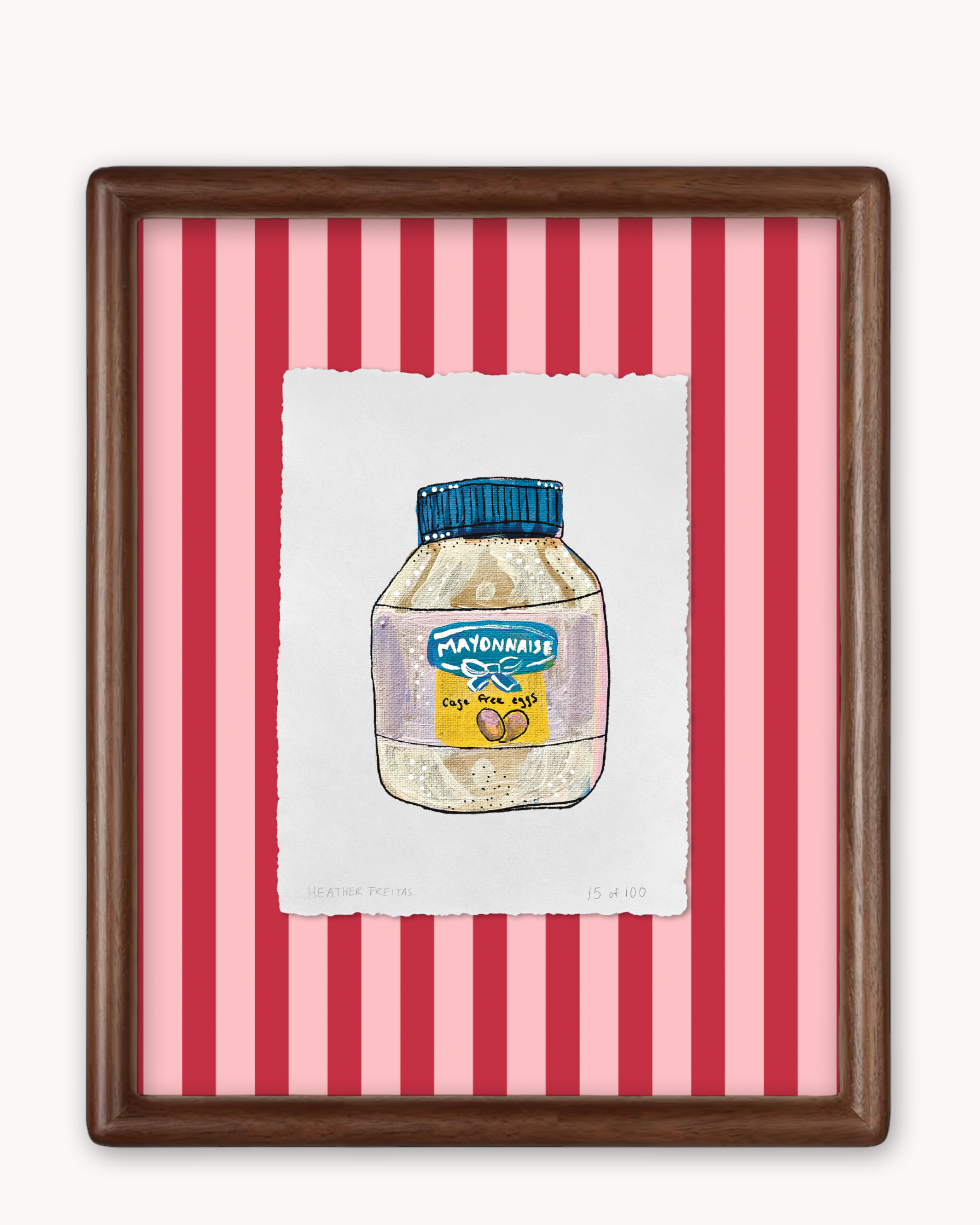 Mayonnaise Limited Edition Framed Print