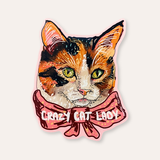 Crazy Cat Lady Vinyl Sticker