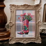 Cactus Boot Mini Fine Art Print