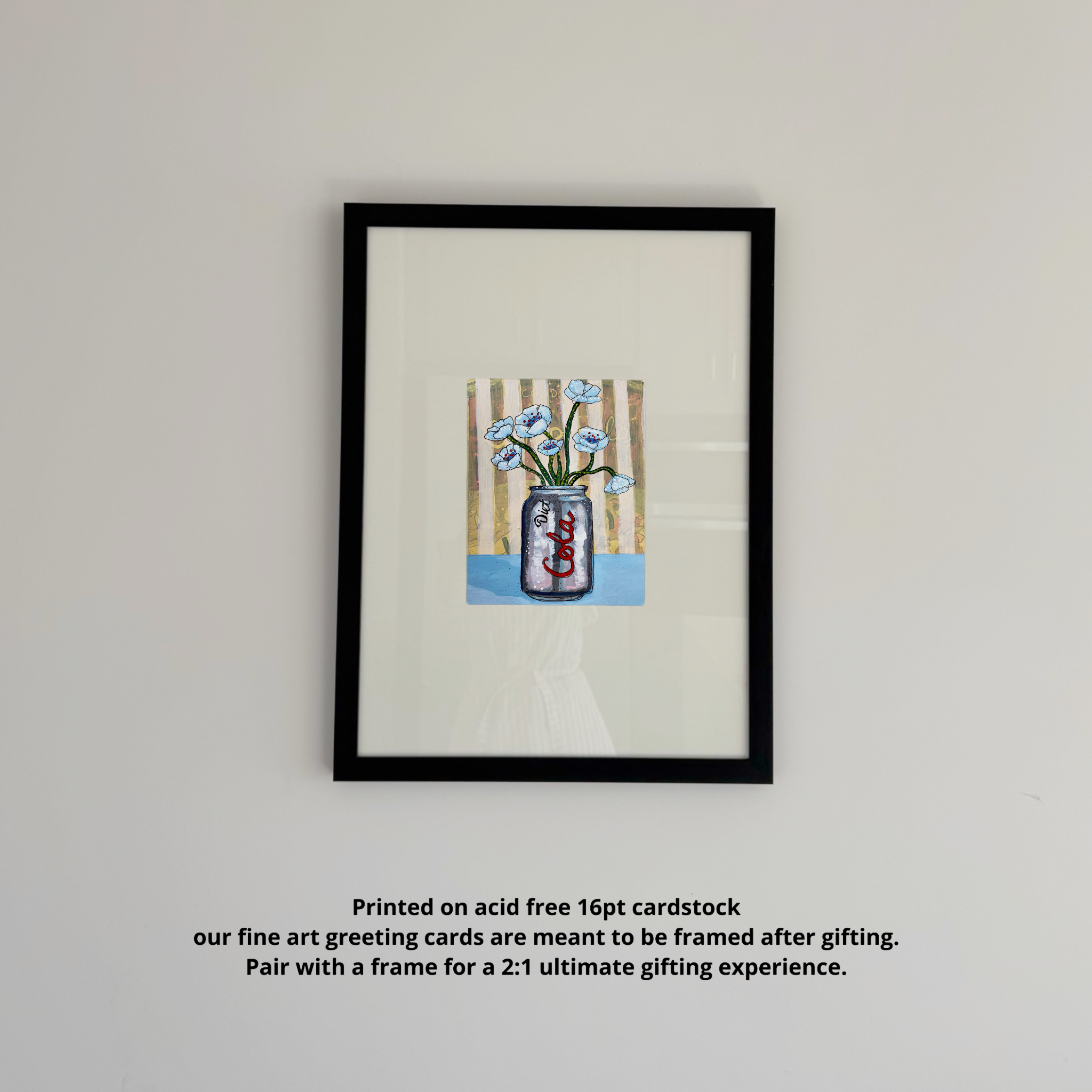 Diet Cola Fine Art Greeting Card