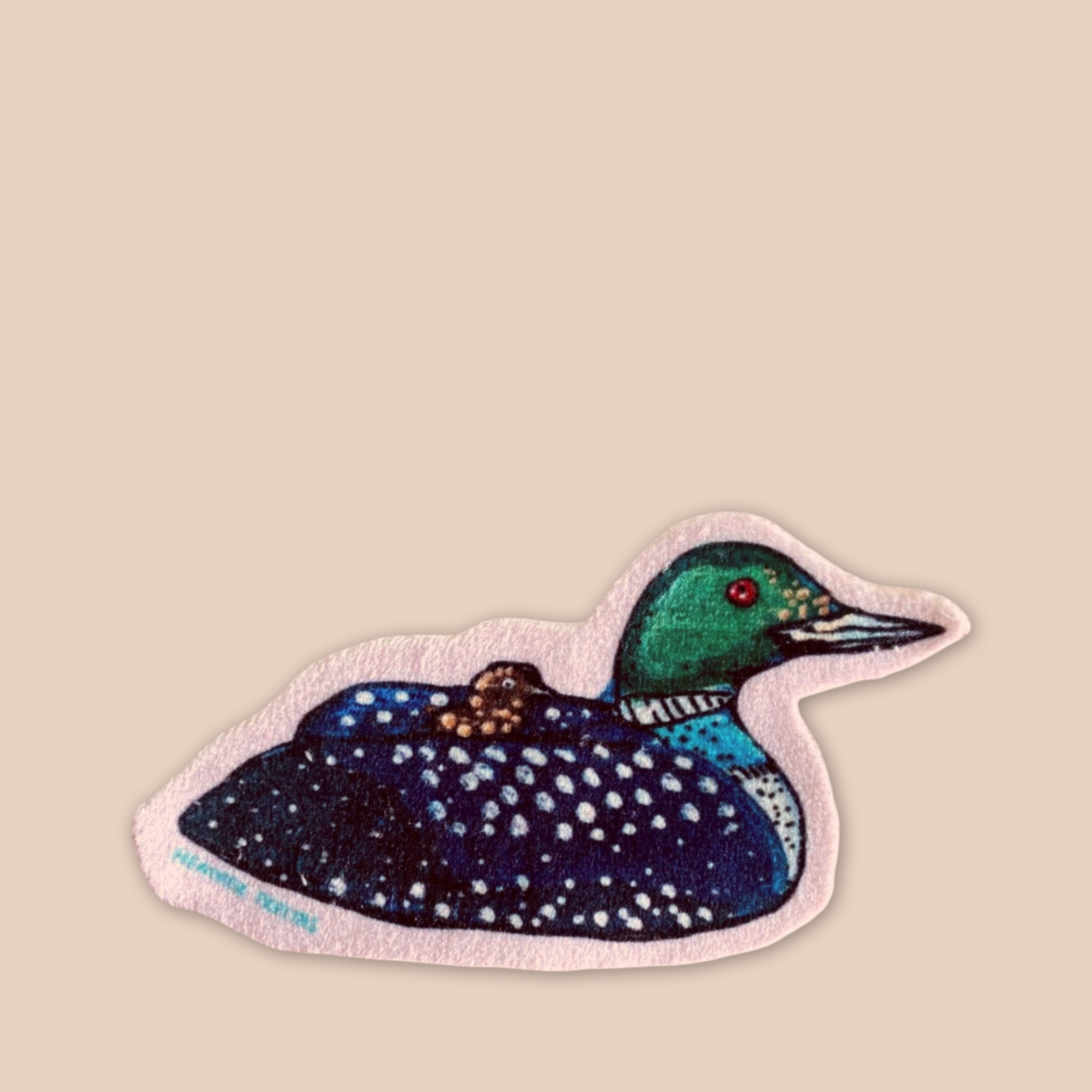 Loon - Sew On Velveteen Patch