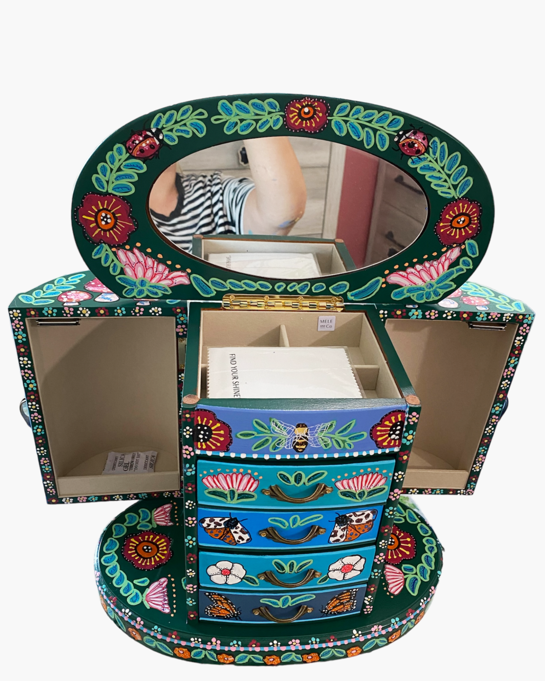 Custom Painted Jewelry Box