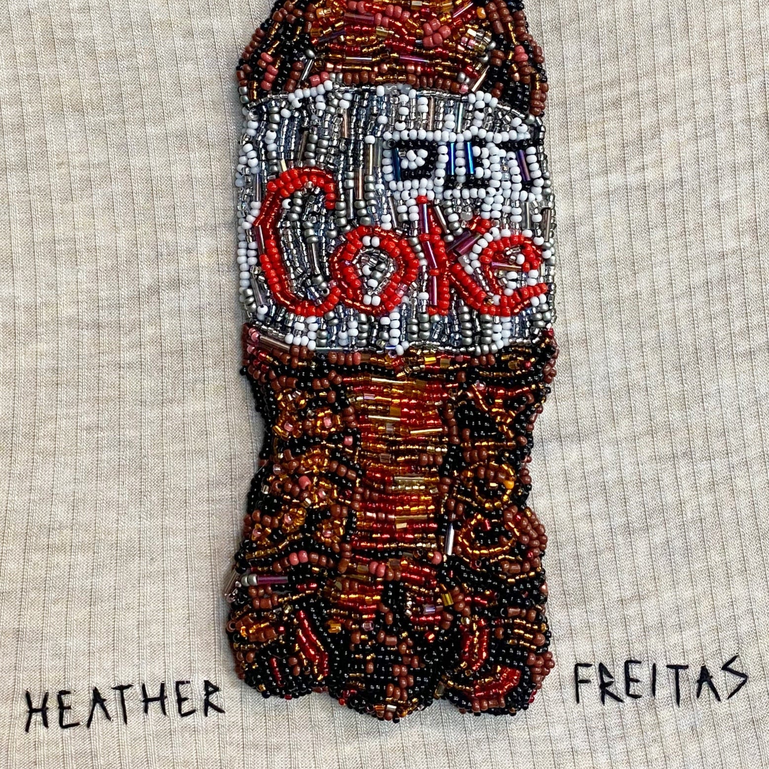 Diet Soda Beaded Artwork