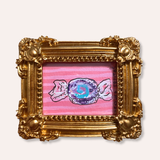 Saltwater Taffy Framed Mini Original Painting