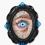 Moody Evil Eye ( Mini Original Painting )