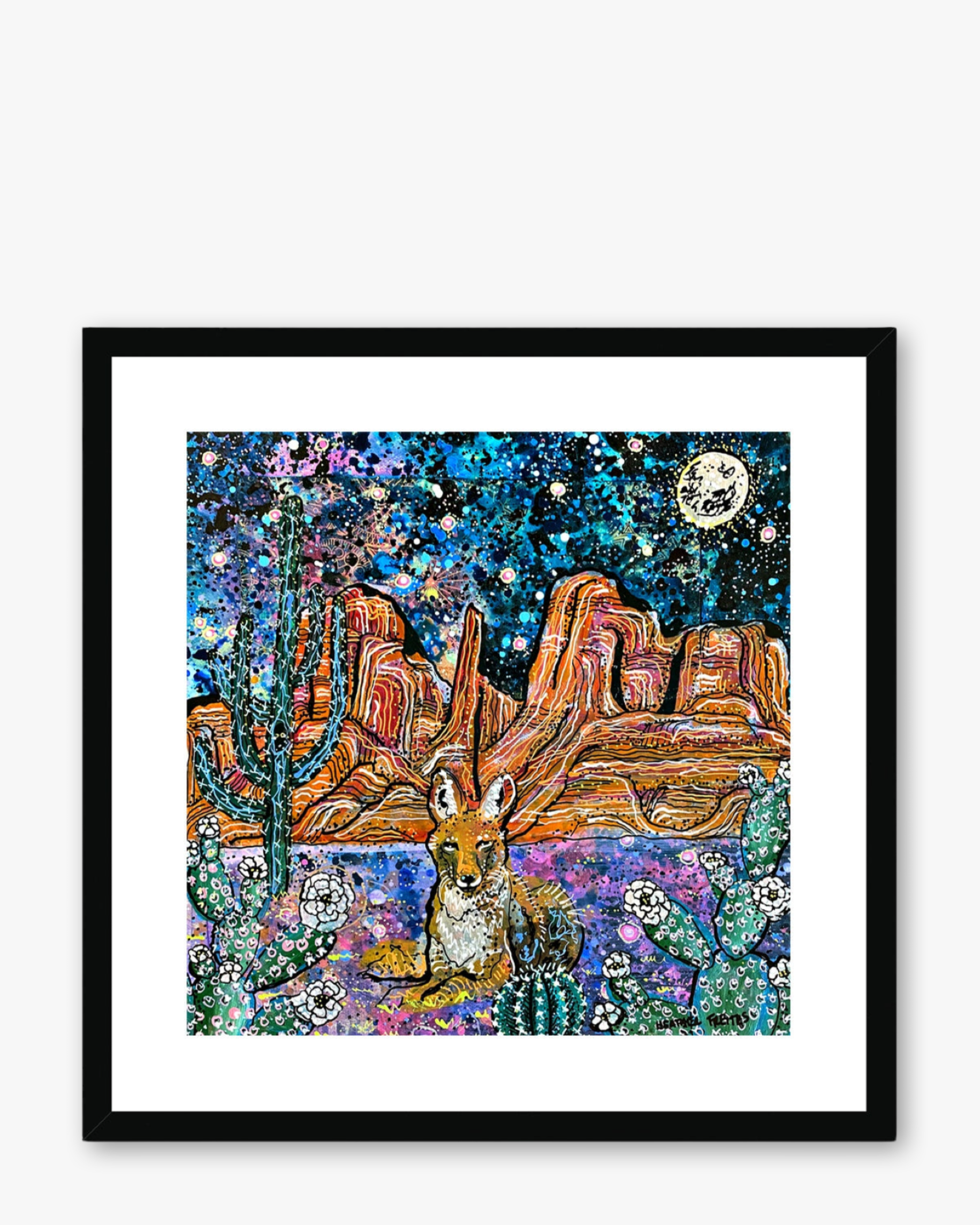 Coyote Song Framed & Mounted Print