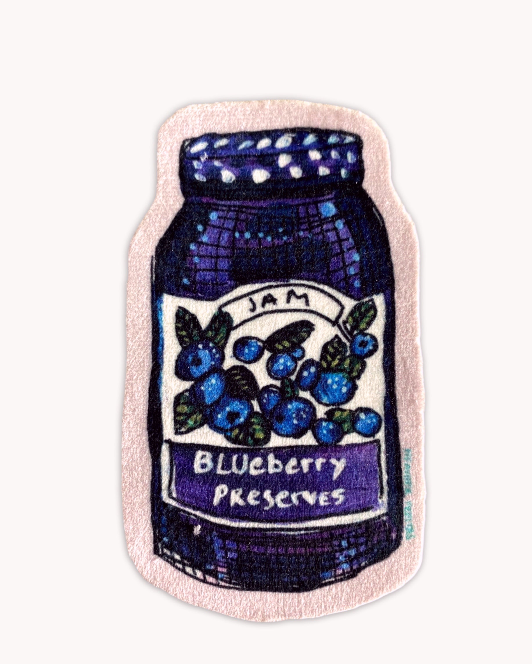 Blueberry Preserves - Sew On Velveteen Patch