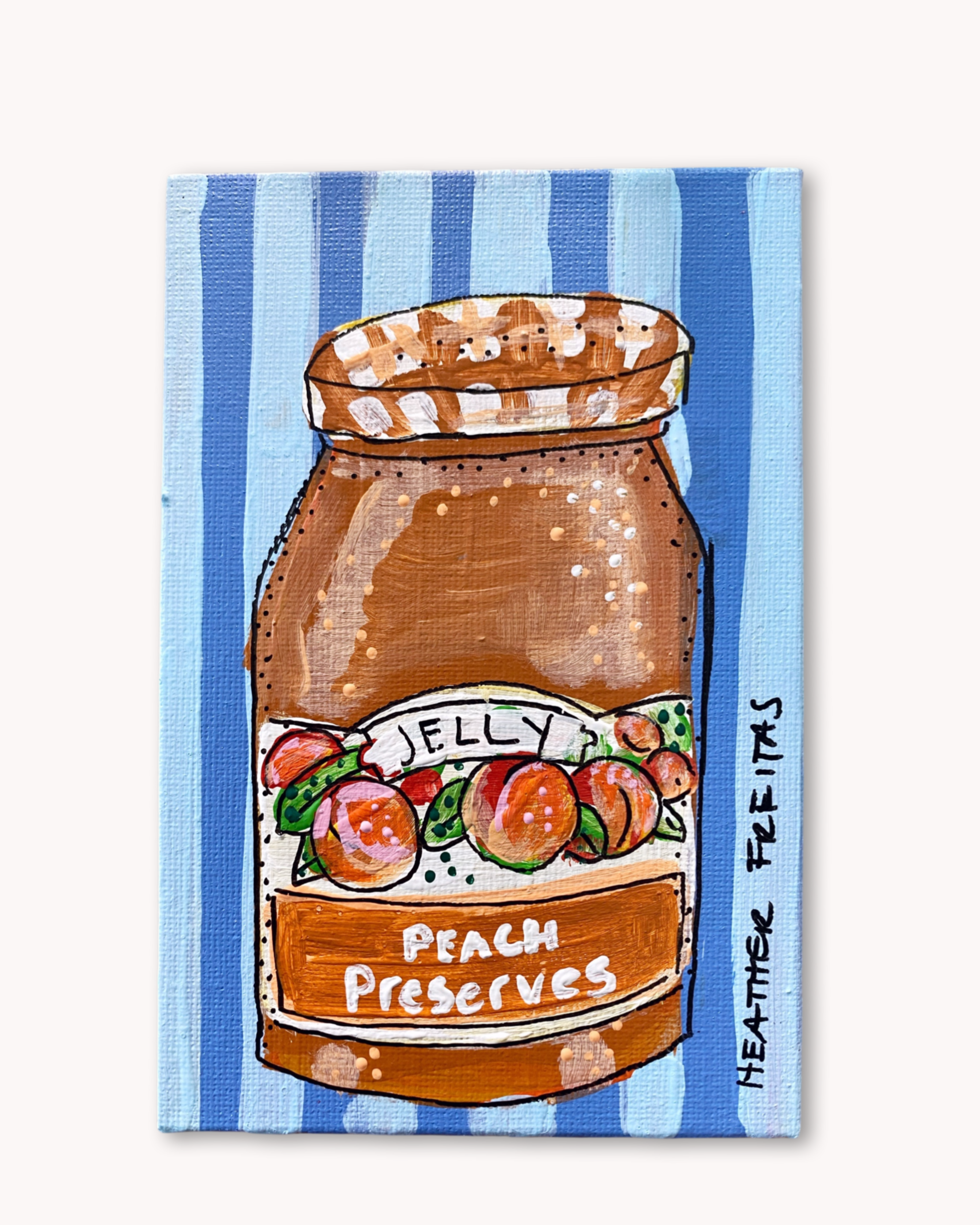 Peach Preserves ( Original Painting )