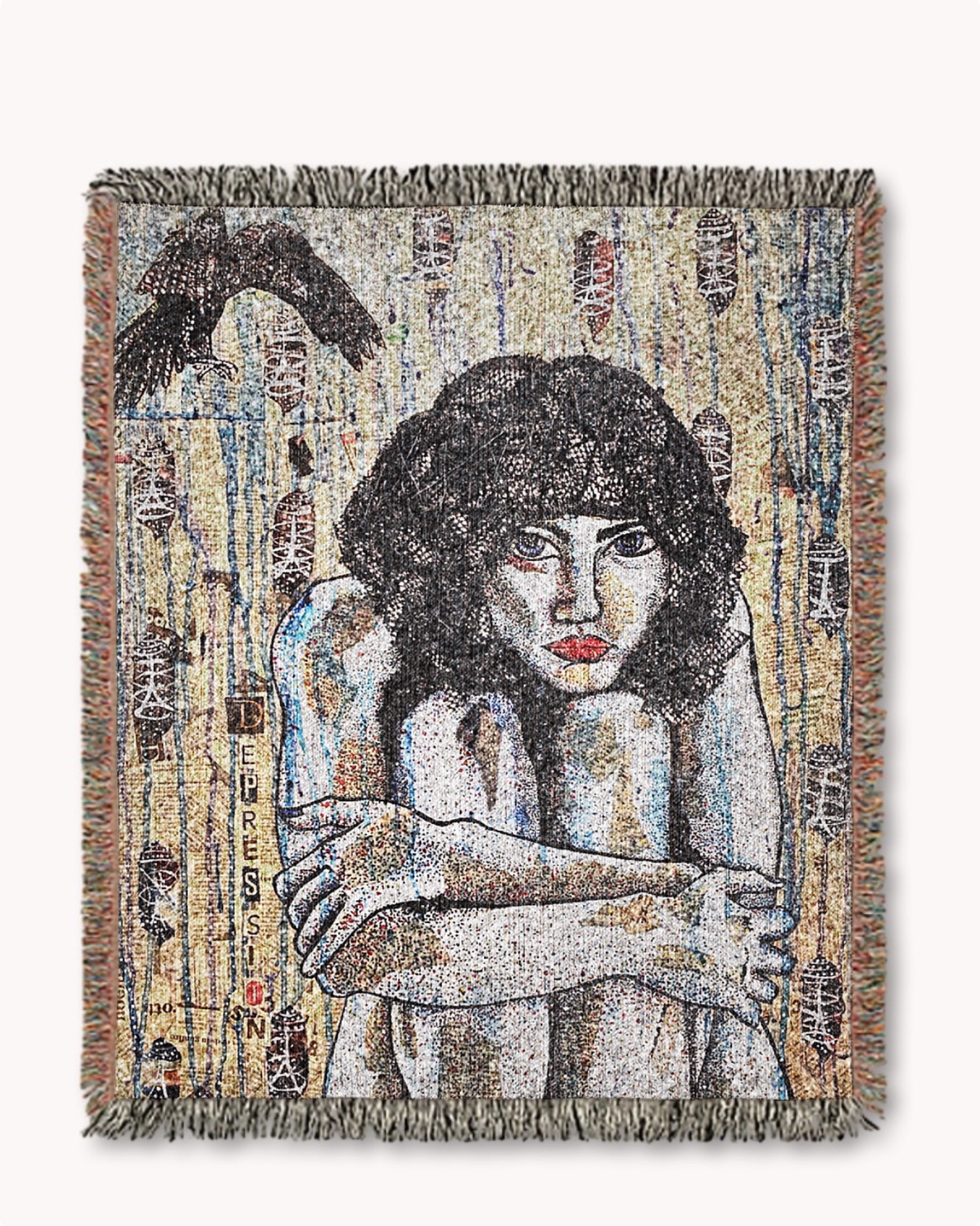 Depression Woven Blanket