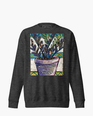 Hello Darkness My Old Friend Unisex Premium Sweatshirt - Heather Freitas - fine art home deccor