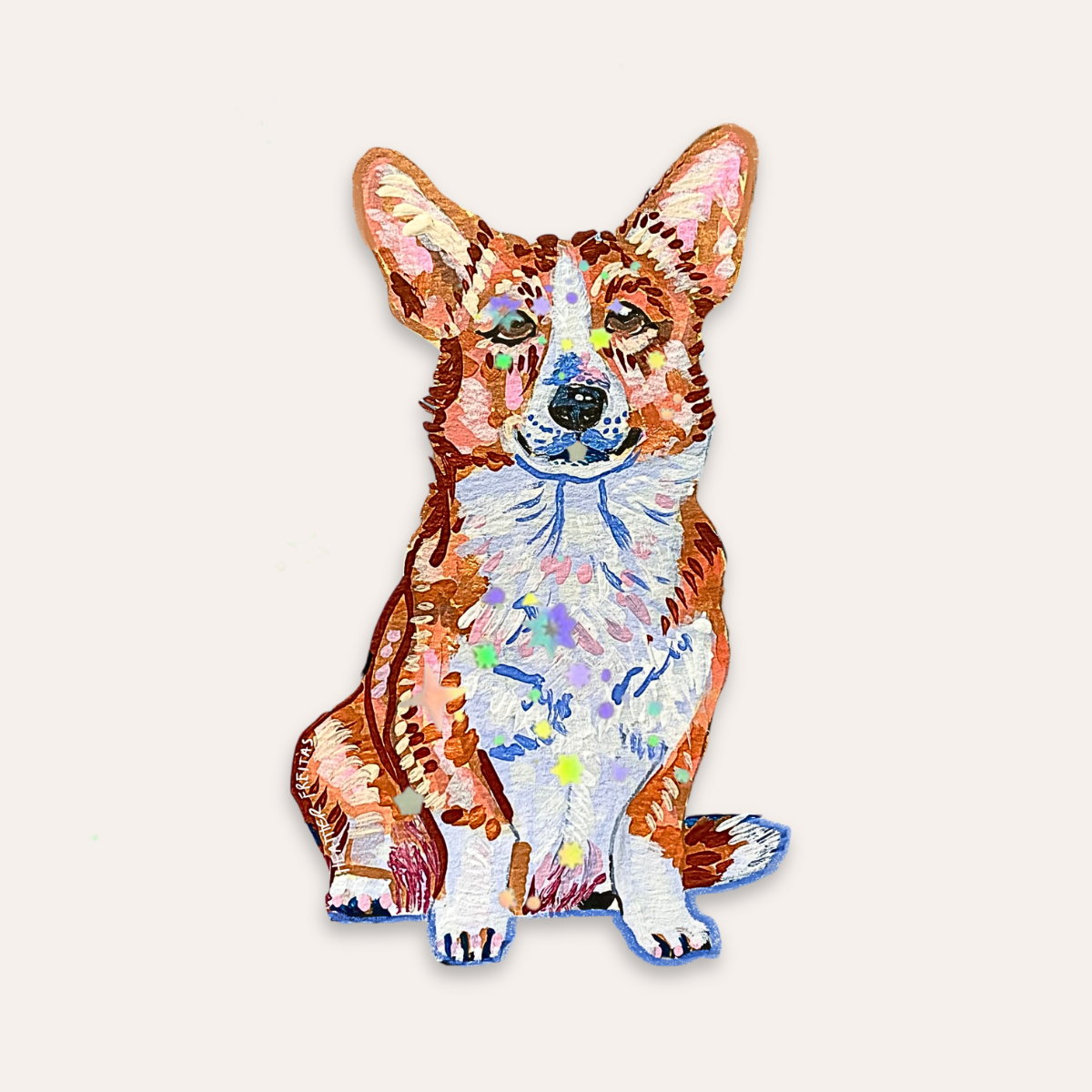 Corgi Sticker