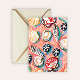 Pink Shells Fine Art Greeting Card