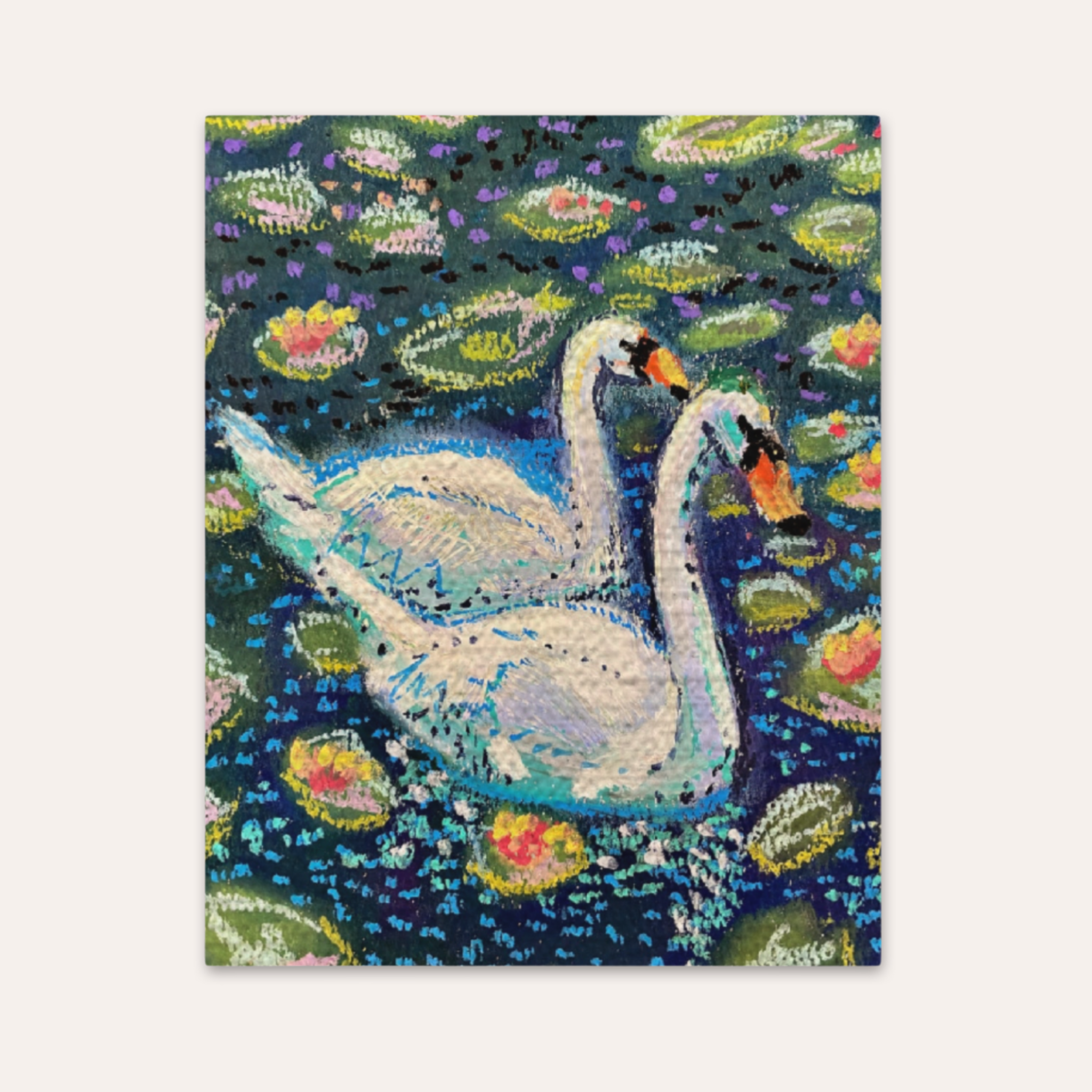 Two Swans Fine Art Print
