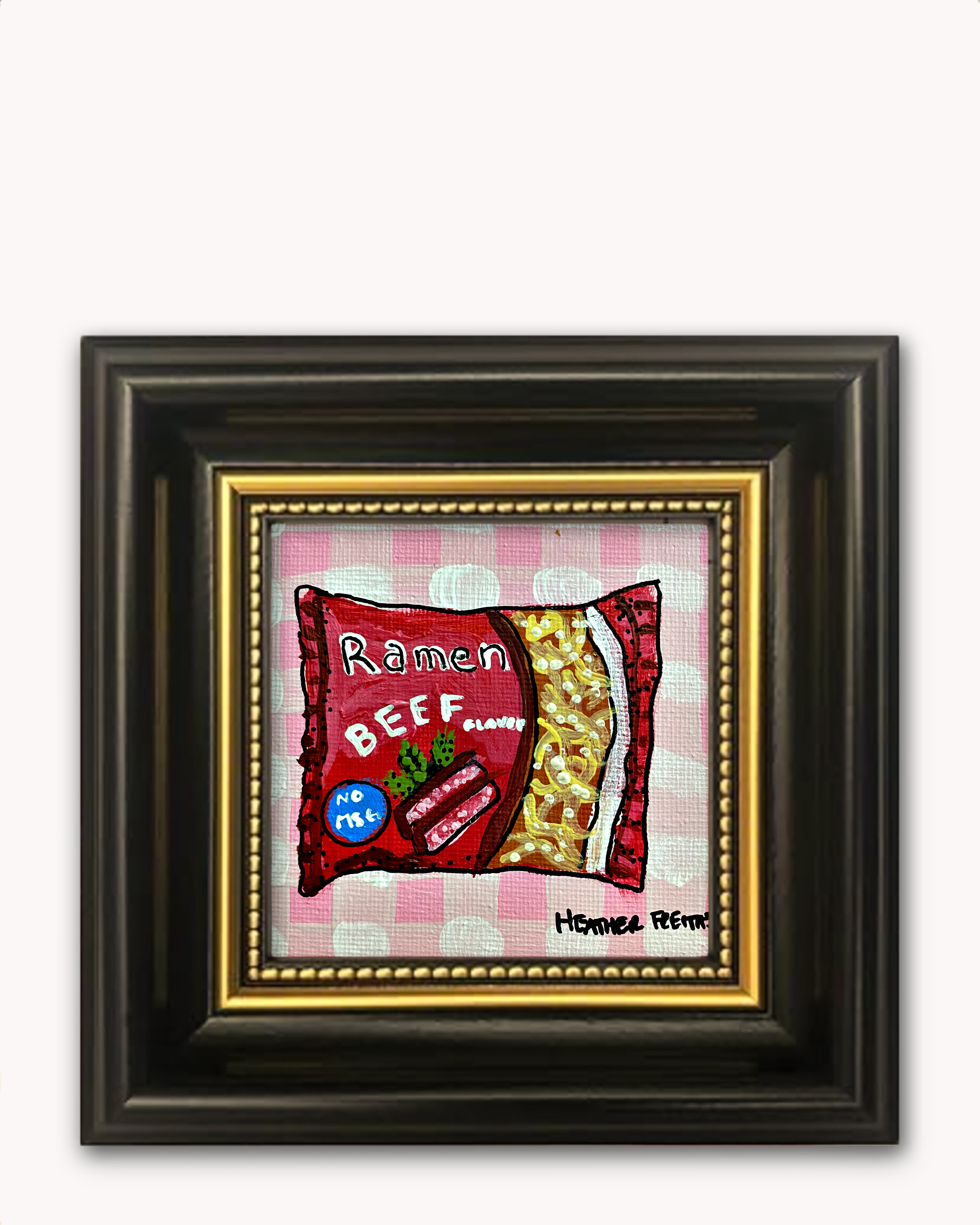 Beef Ramen Framed Magnet ( Medium )