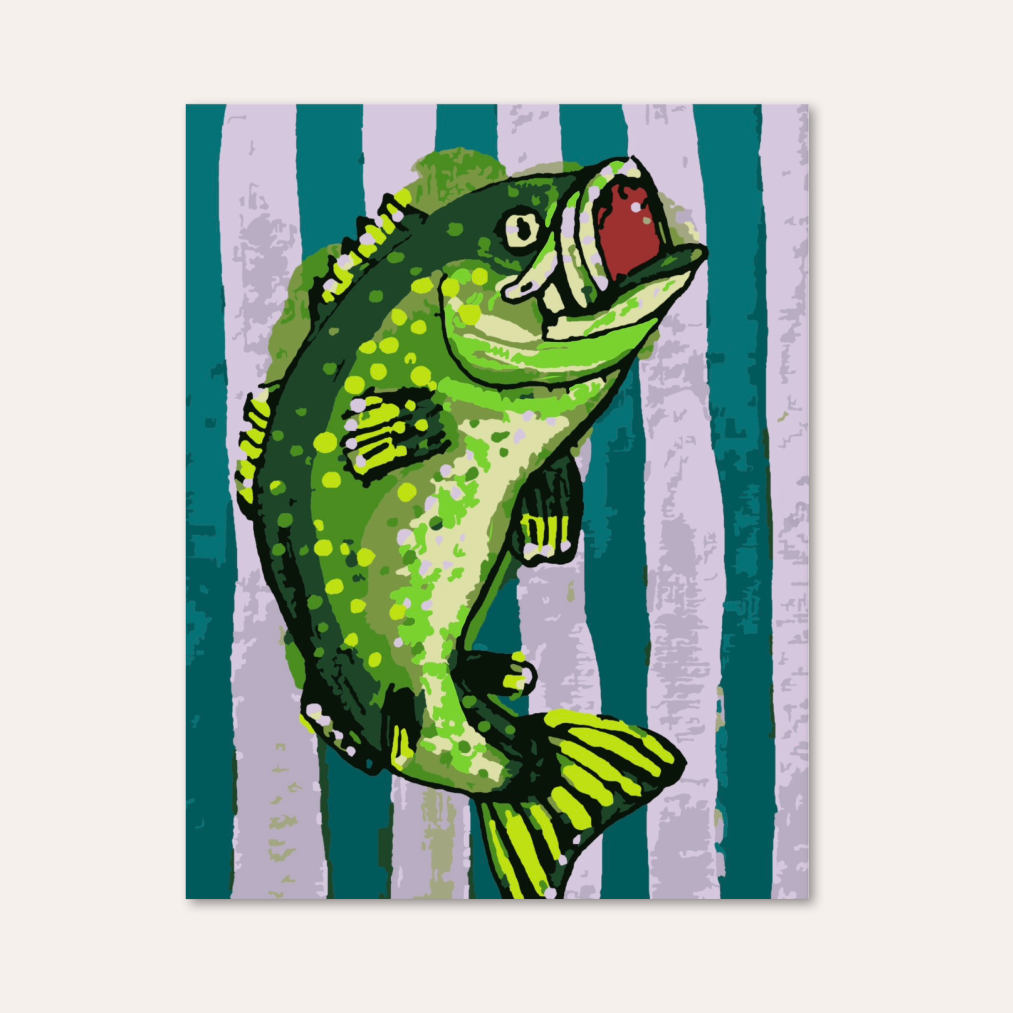 Bass - Paint by Numbers Kit