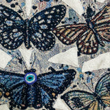 Cascades Butterly Species ( Fine Art Tapestry With Beaded Accent ) - Heather Freitas - fine art home deccor