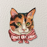 Crazy Cat Lady Magnet ( Die-Cut )