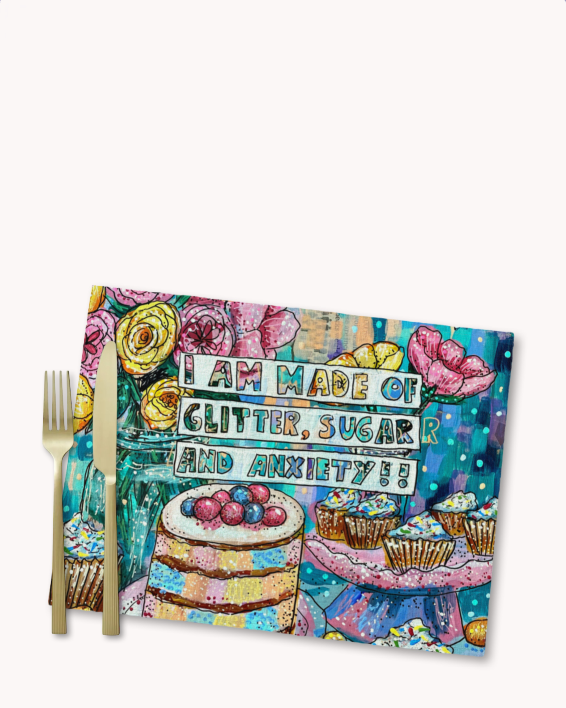 Glitter, Sugar & Anxiety Placemat