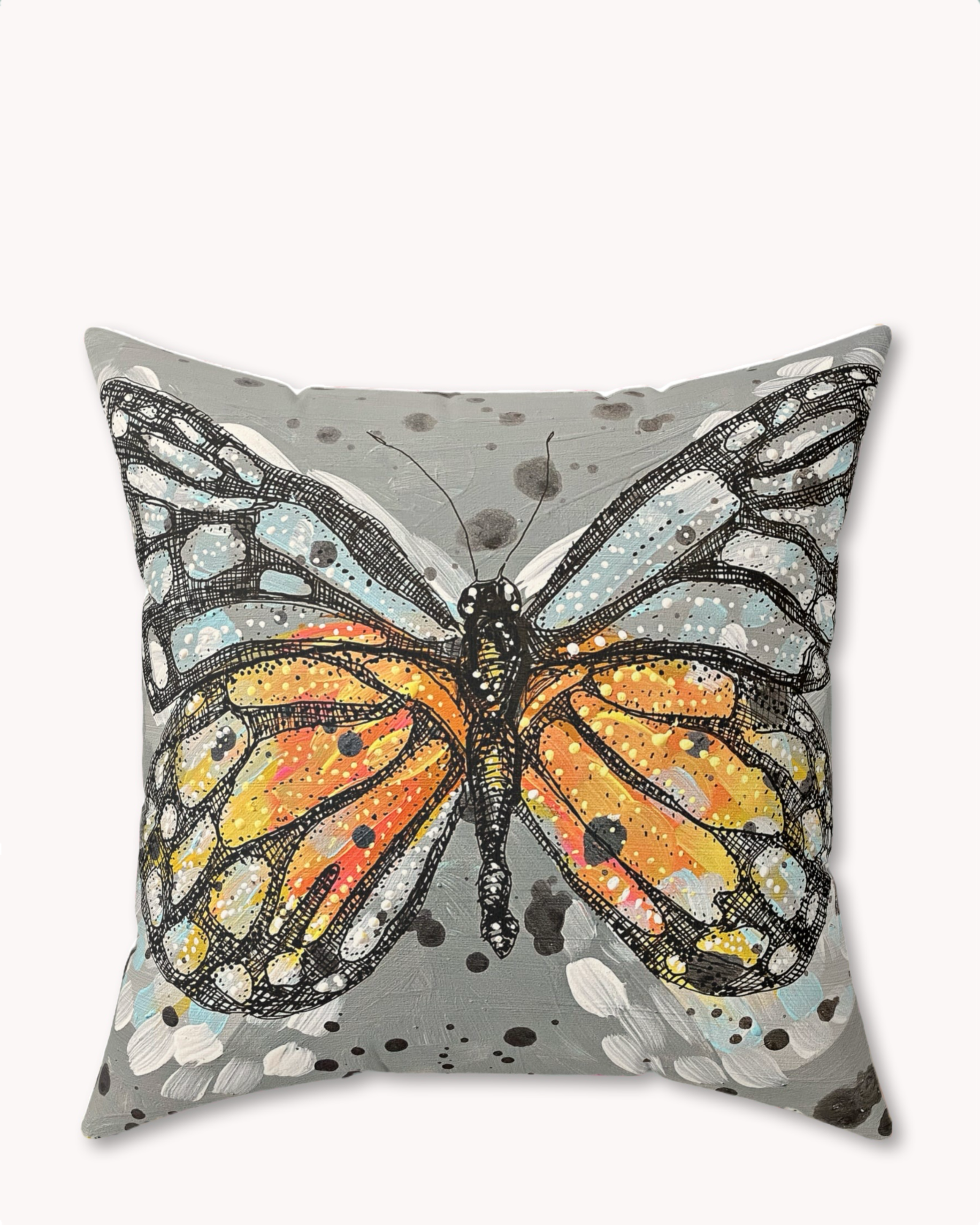 Diamond Monarch Decorative Faux Suede Throw Pillow
