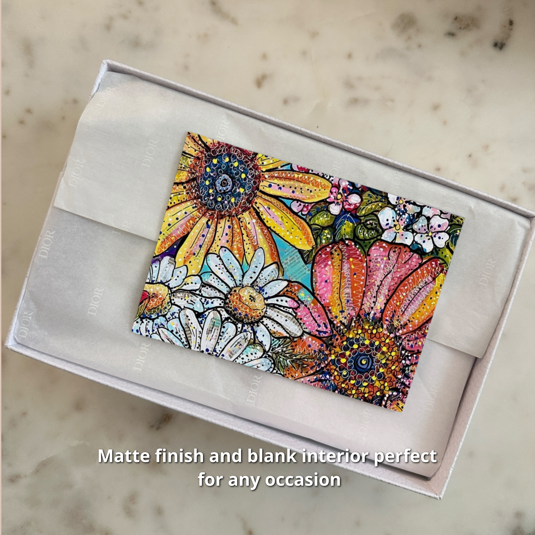 Flower Power - Greeting Card / Fine Art Print