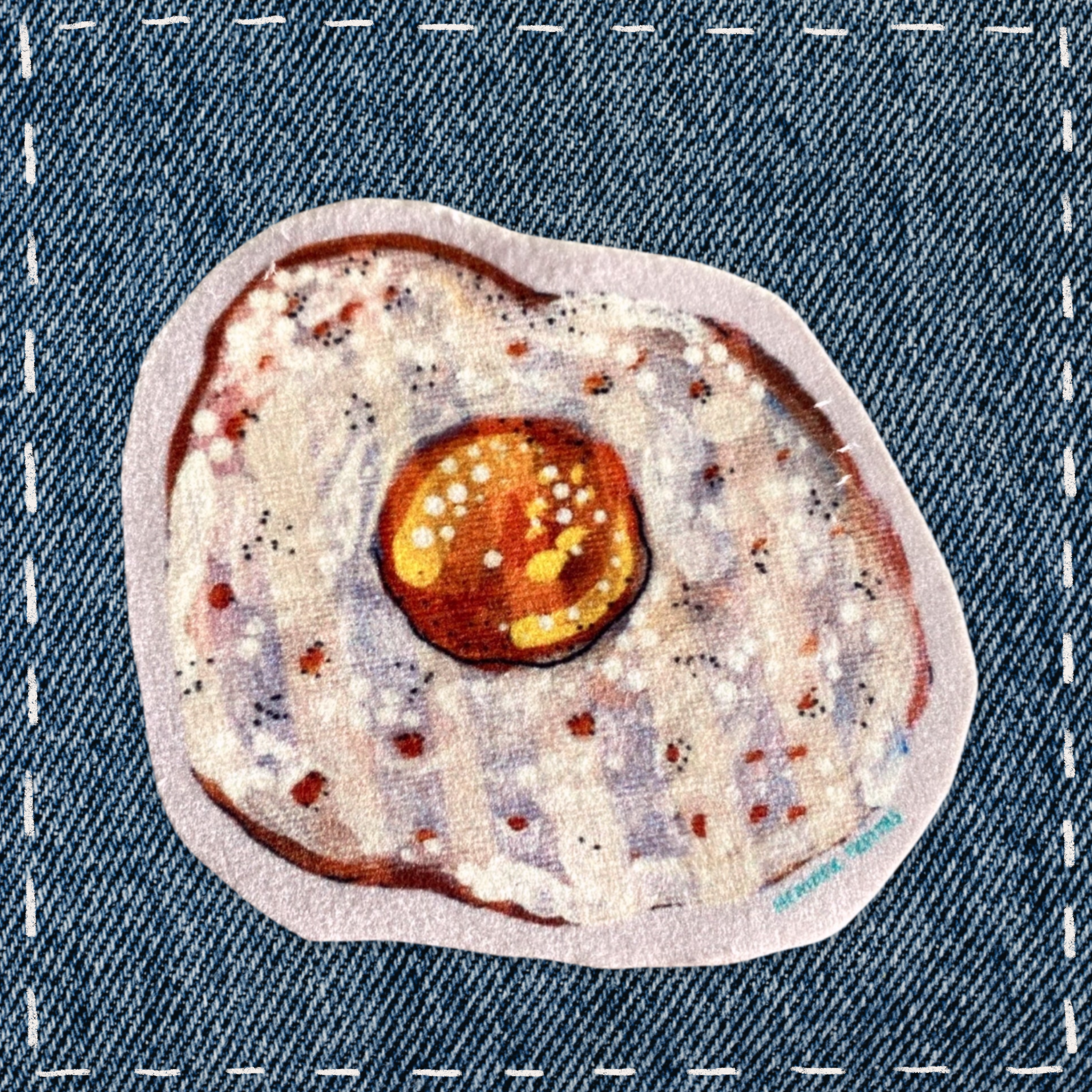 Egg Preserves - Sew On Velveteen Patch