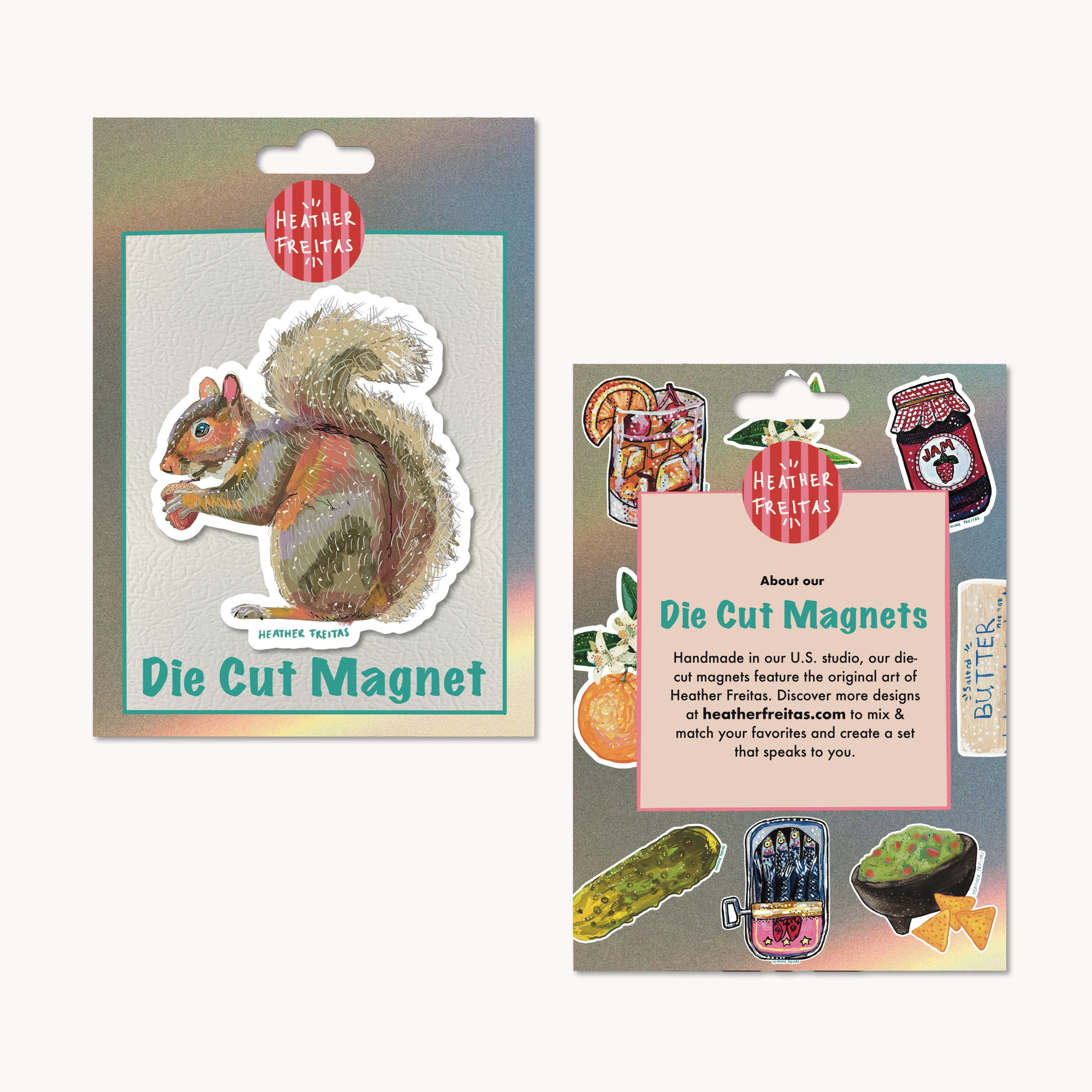 Squirrel Magnet ( Die-Cut )