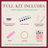 Hot Dog Beaded Art Kit