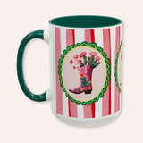 Cowgirl Boot Coffee Mug 15oz