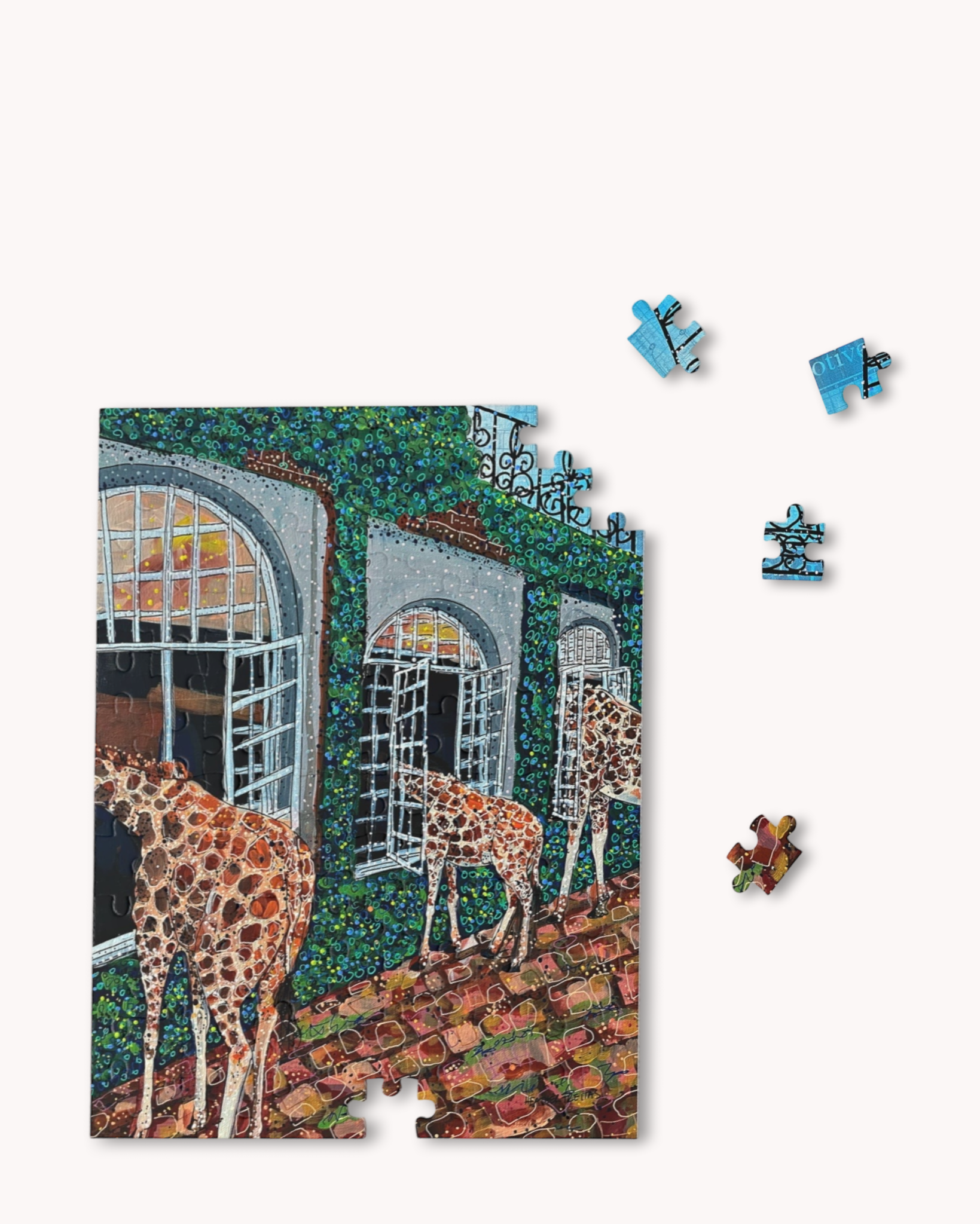 Fine Dining Giraffe Puzzle ( 120 - 500 Piece )