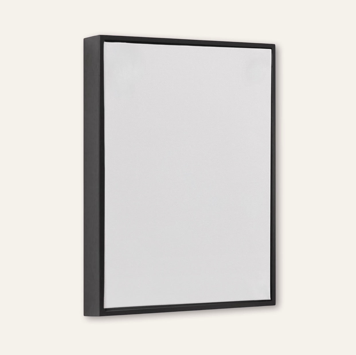 Black Canvas Floater Frame