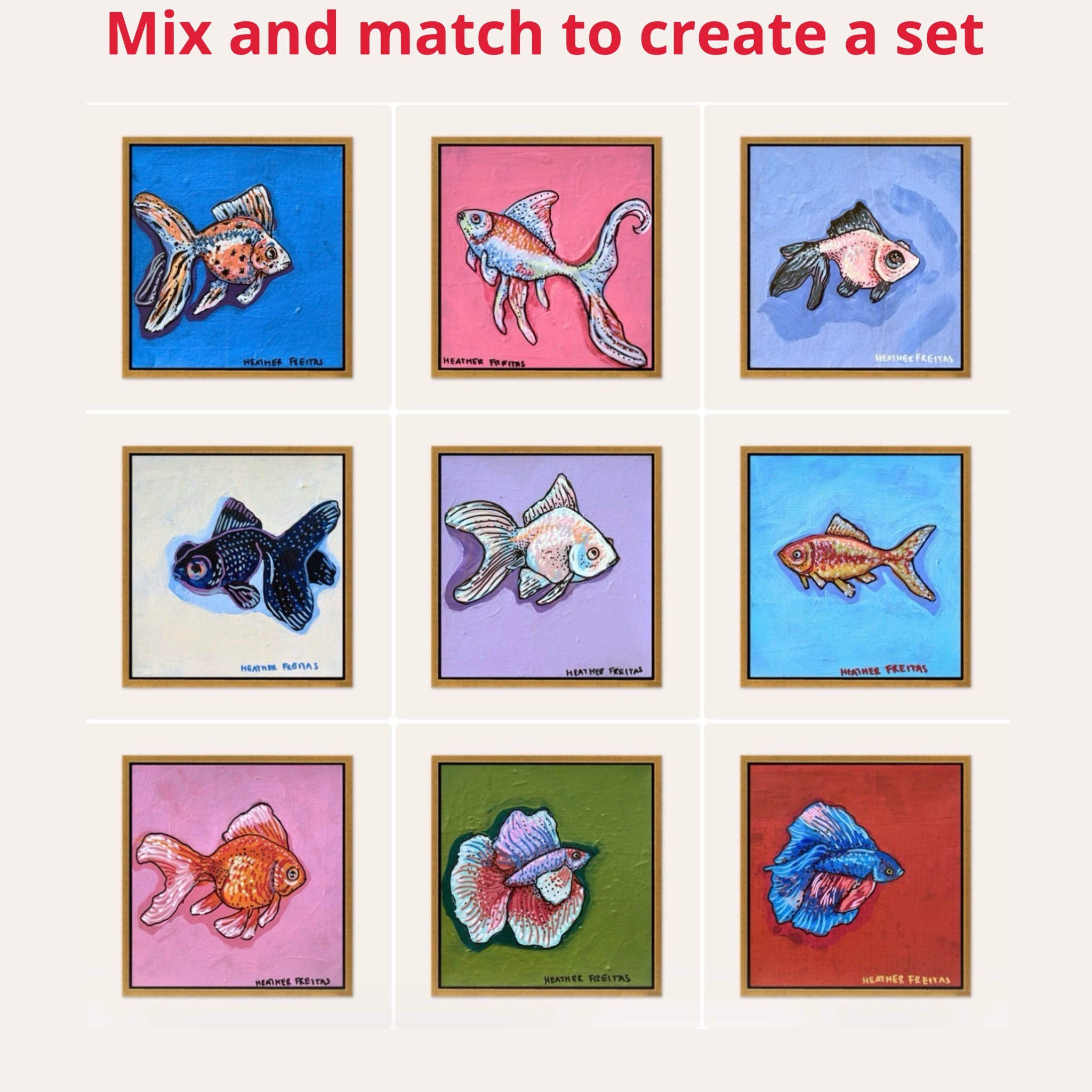 Black Moor Goldfish ( original painting )