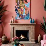 Unveiling The Past & Dreaming Of The Future ( Original Painting )