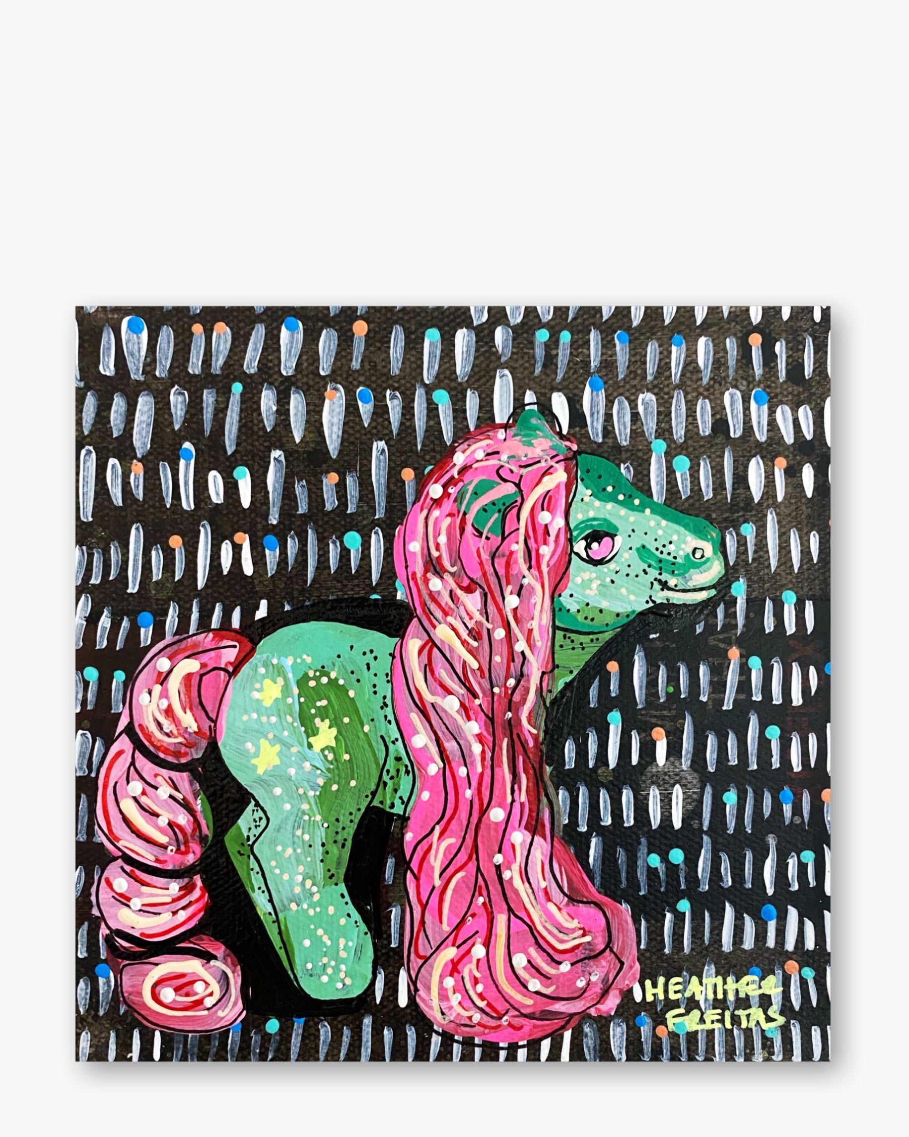 Mint Pony 90’s Toy ( Original Painting )