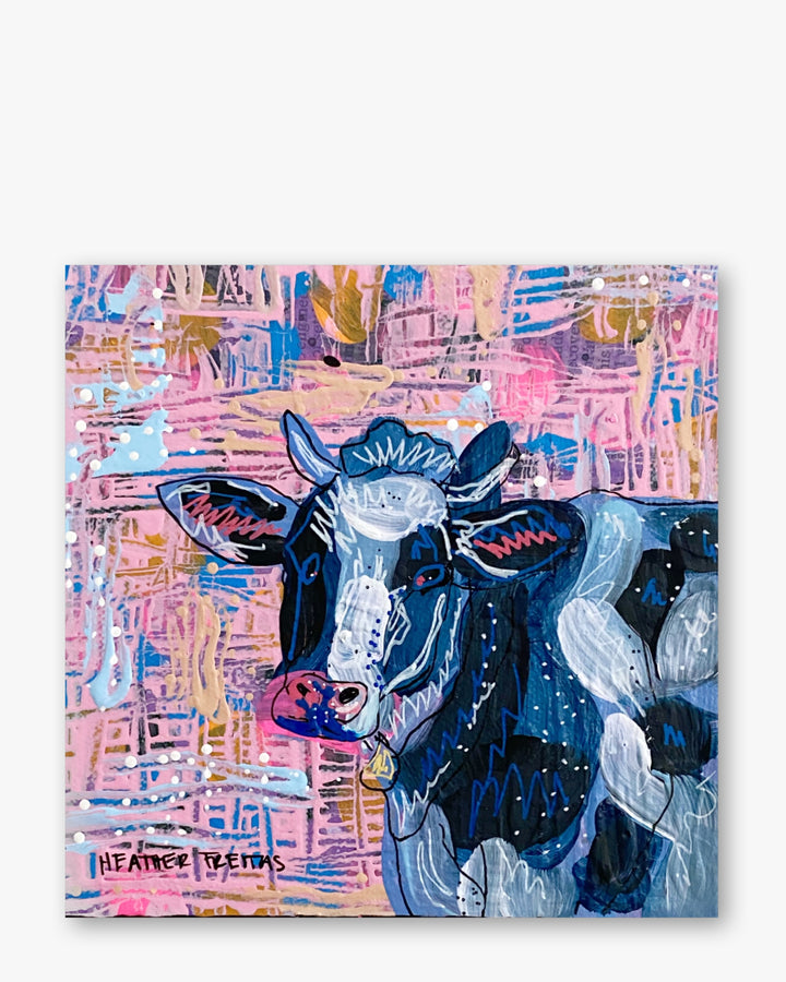 Pink Cow ( Original Painting )