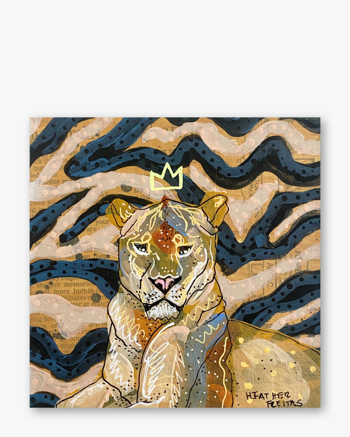Queen - Lioness ( Original Painting )