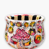 Mystery Mushroom Hand Painted 5in Planter