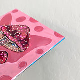 Pink Butterfly Mushrooms ( Original Painting )