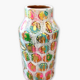 Ugly Duckling & Mallard Hand Painted Vase