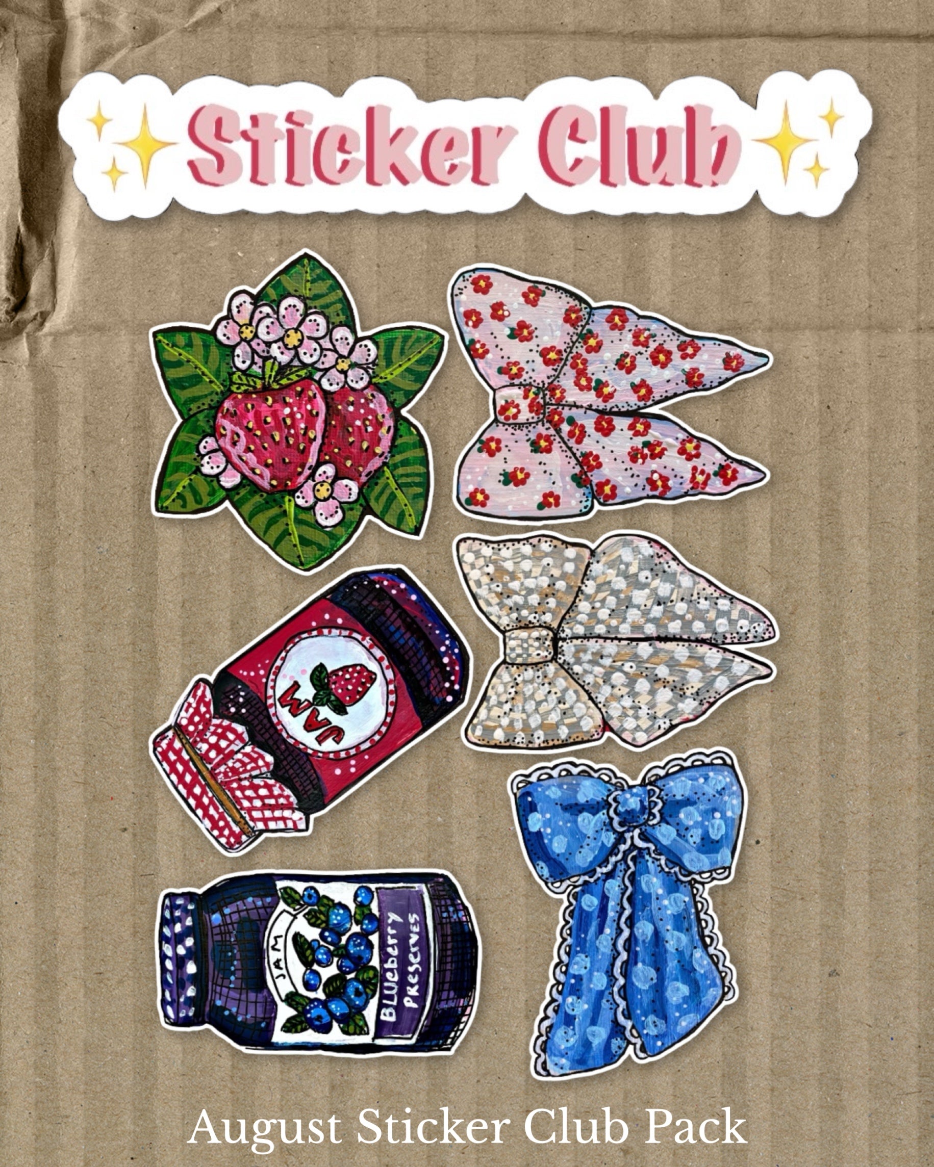 Sticker Club ( Get 6 sticker & Free Shipping )