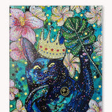 Flower Hand Embellished Canvas Print ( 1 Left )