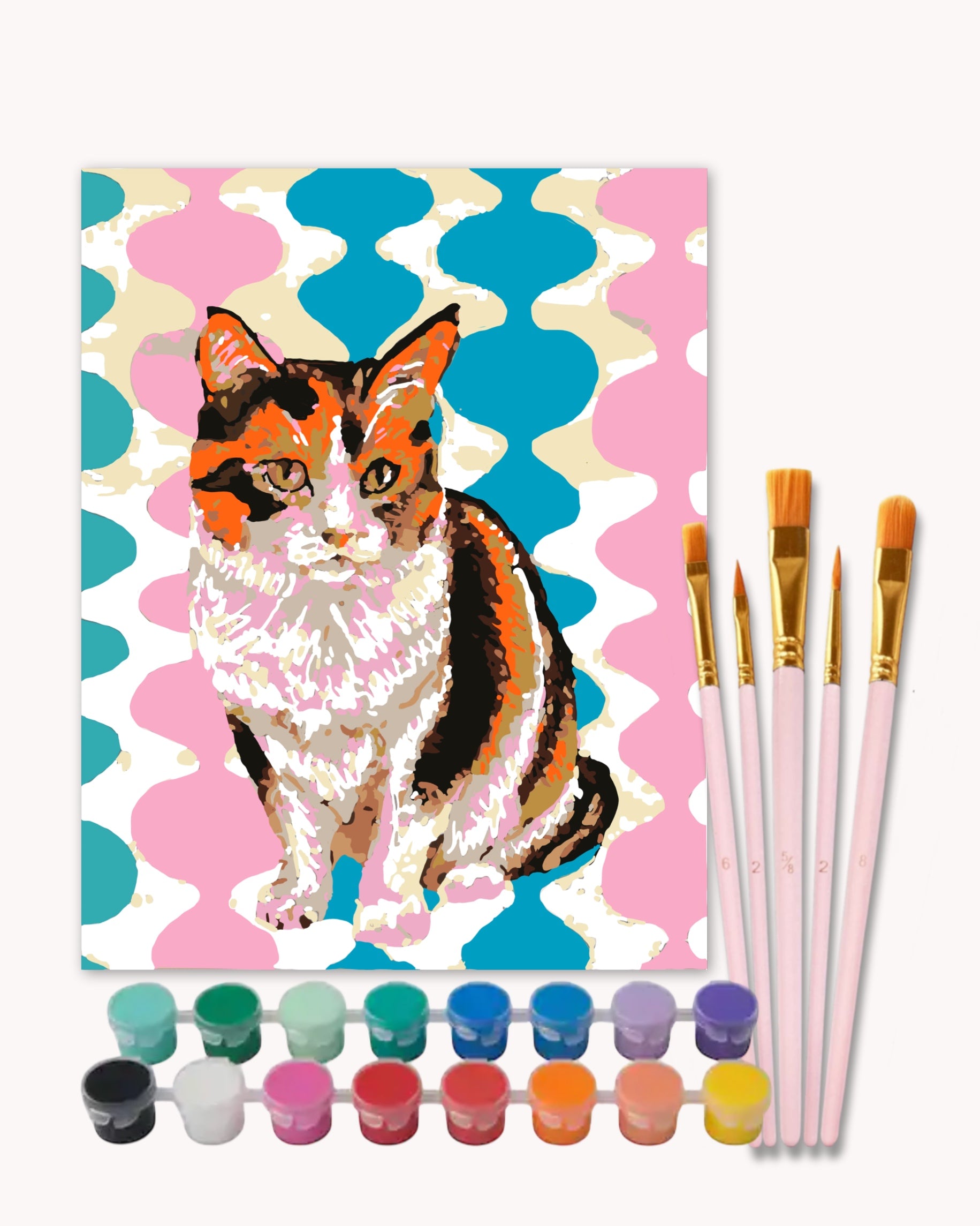 Groovy Calico - Paint by Numbers Kit