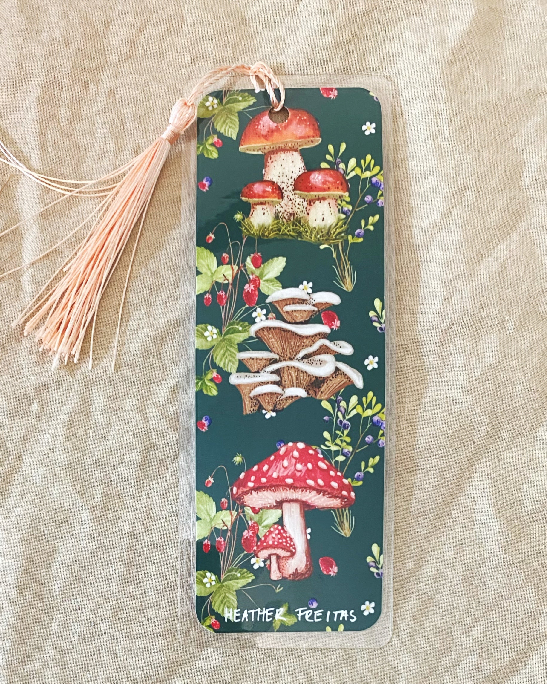 Berry Mushroom Bookmark