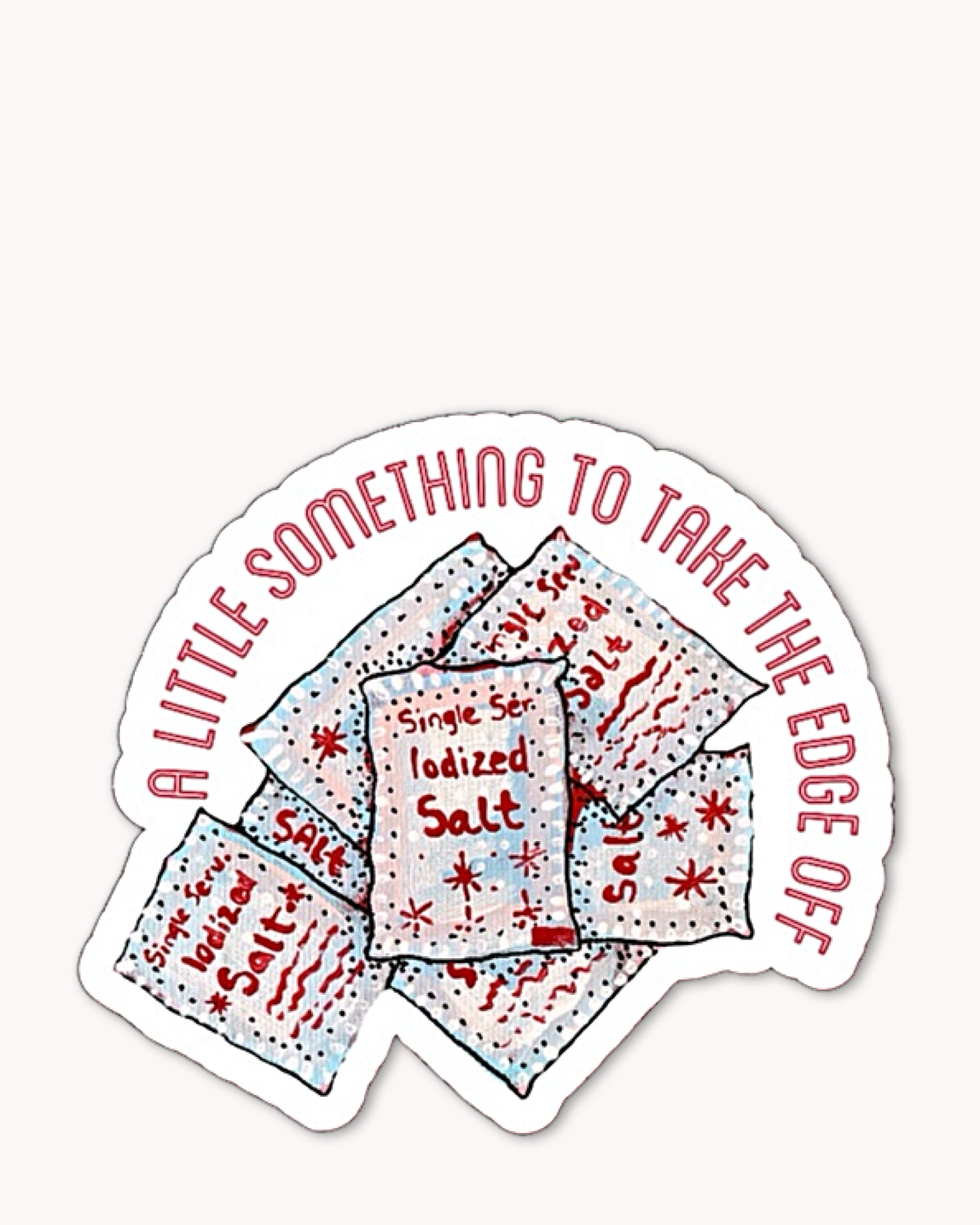 Salt Packet Sticker