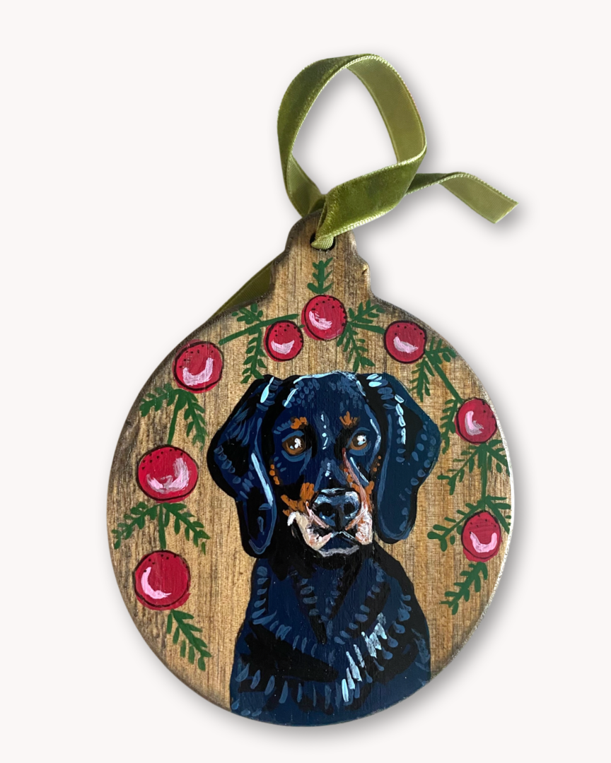 Cleo Hand Painted Ornament