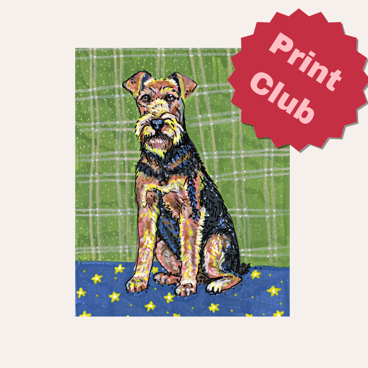 Print Club ( 5x7 inch Rolled Canvas Print )