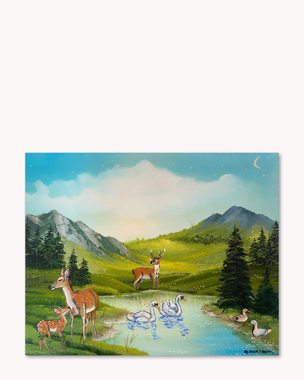 Forest Friends ( Remaster Painting )