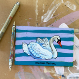 Swan ( Original Painting )