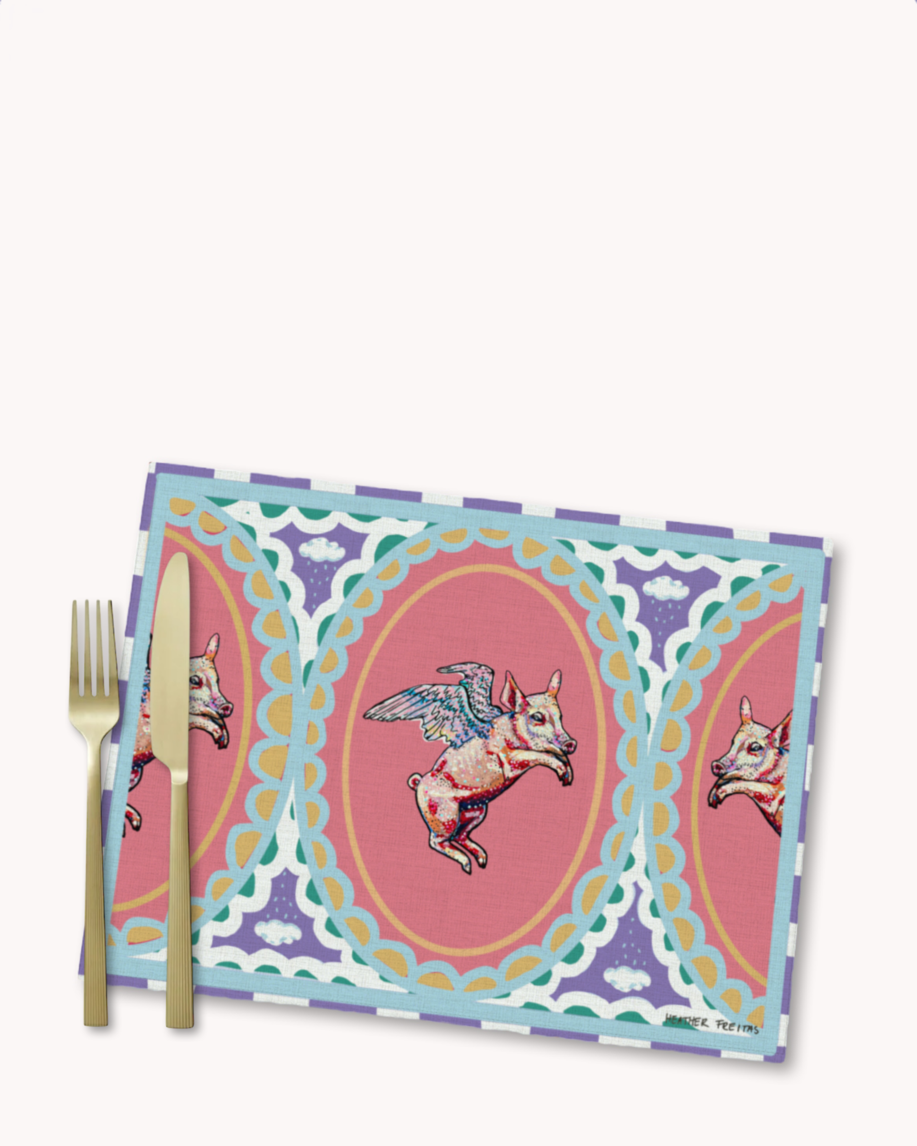 Flying Pig Placemat