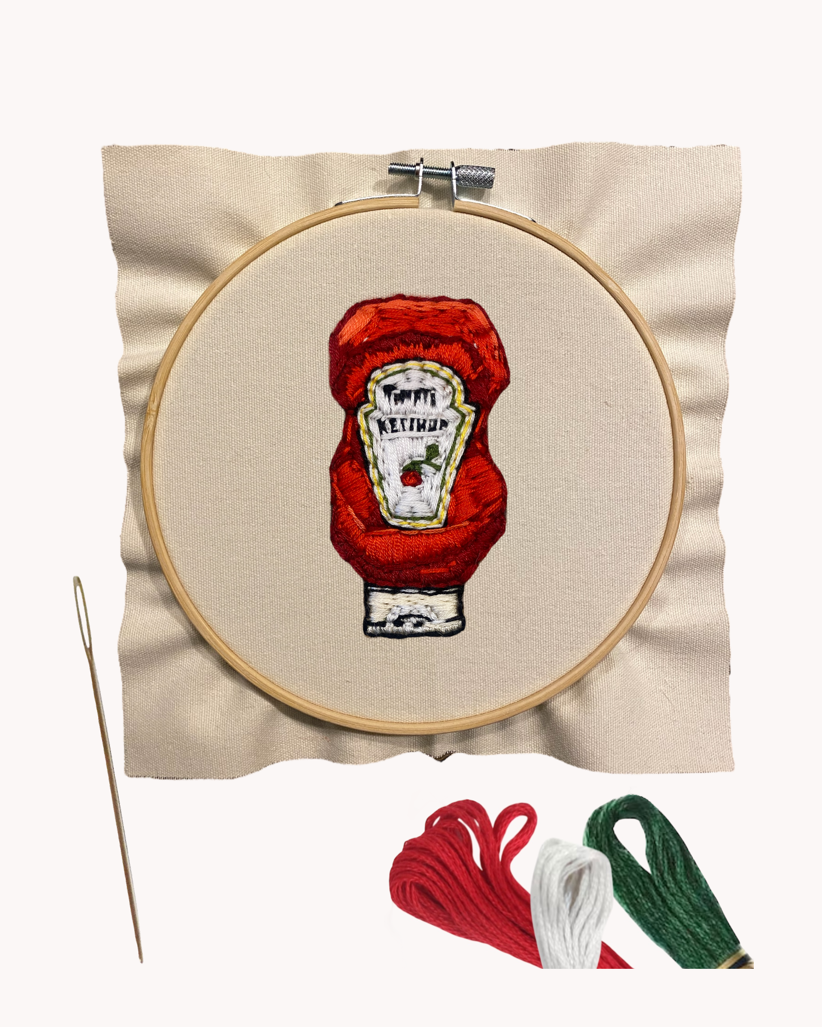 Ketchup Expressions Embroidery Kit