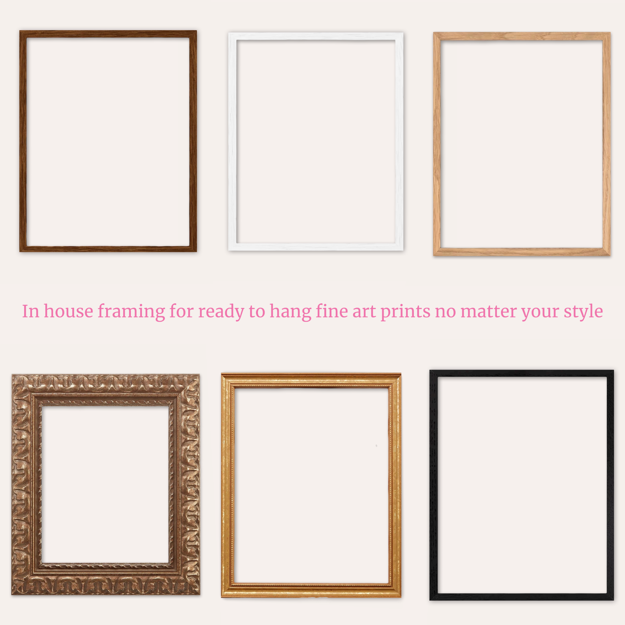 Ornate Gold Wood Frame